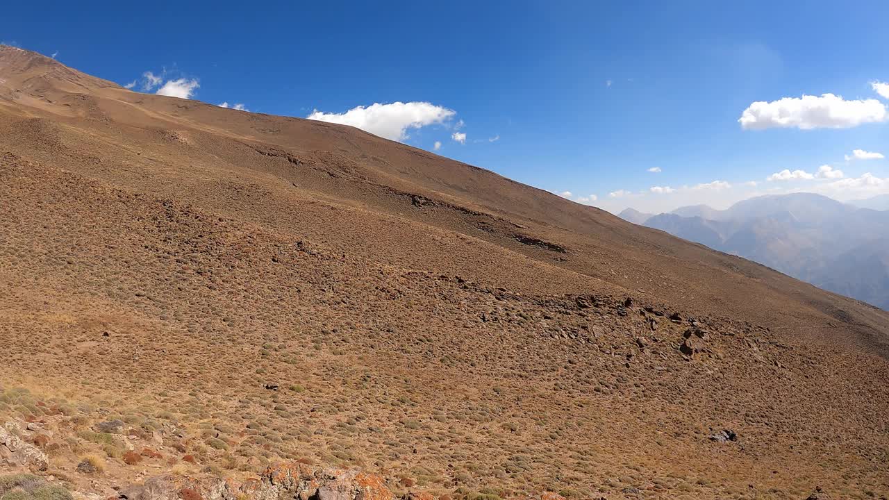 伊朗厄尔布鲁士山脉的达马万德火山视频素材