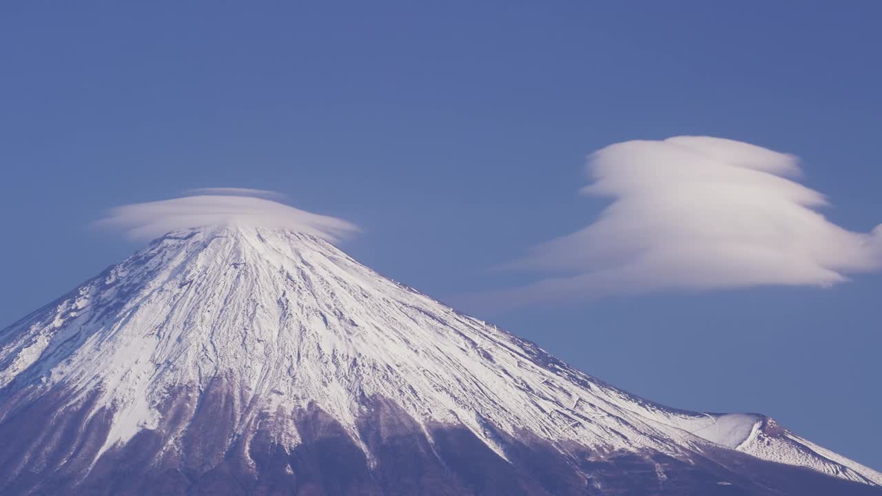 MS T/L日本静冈县富士山雪峰视频下载