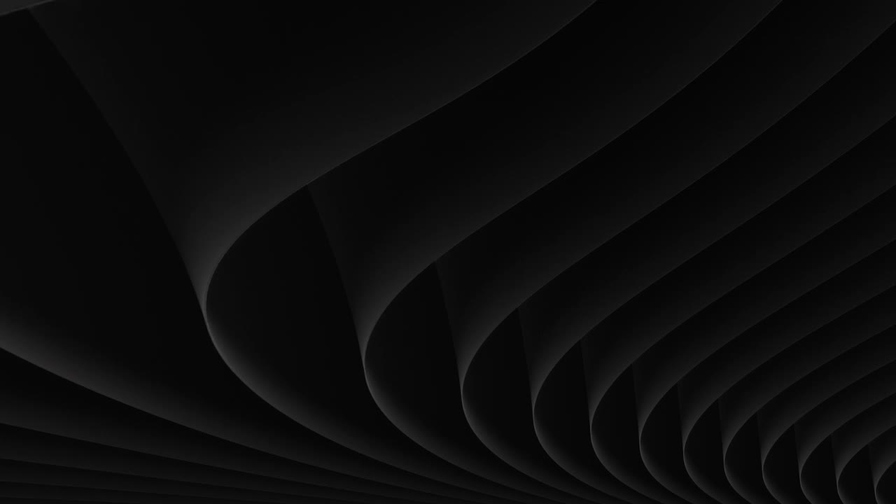 黑暗抽象3D波浪线视频下载