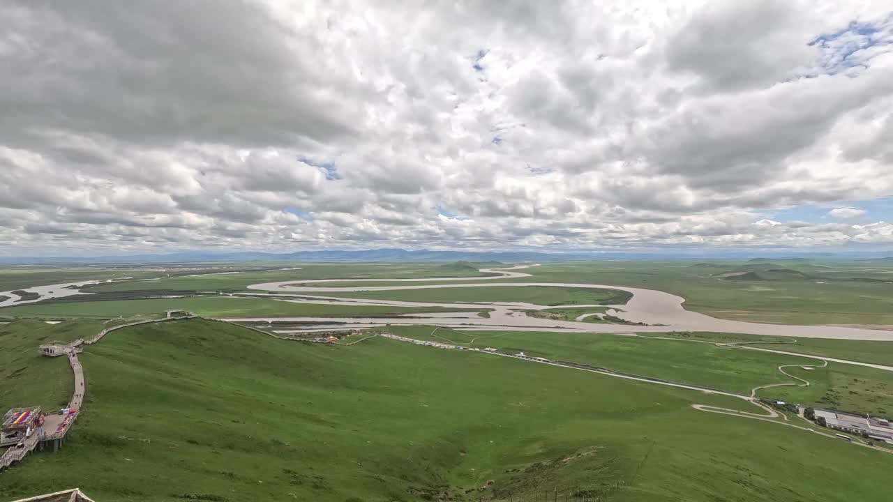 壮丽的黄河第一湾视频下载