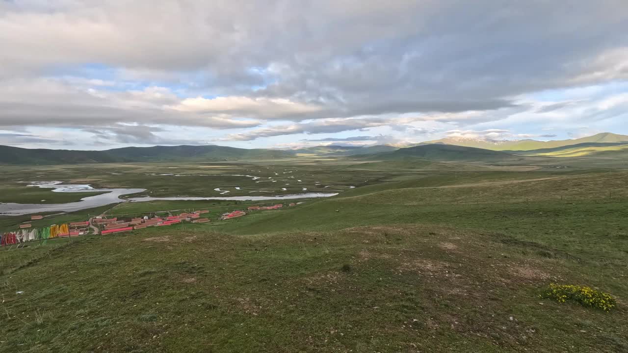 甘肃萨凡纳湿地视频素材