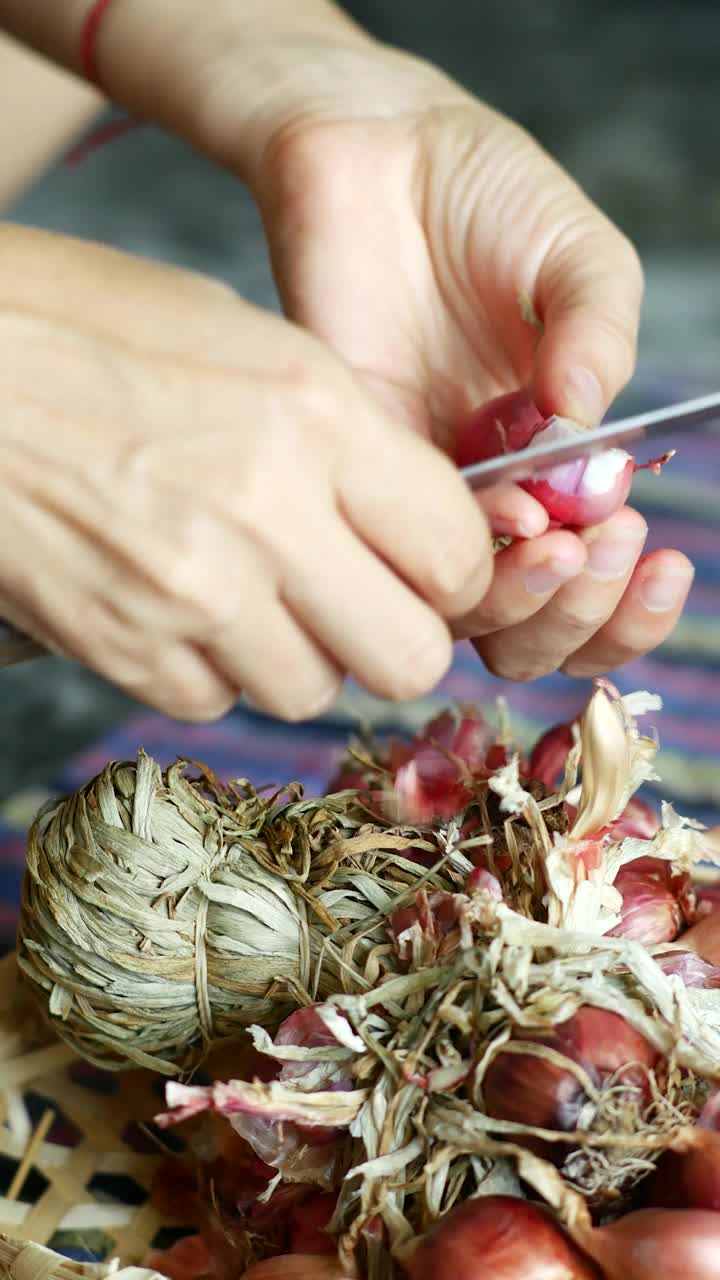 准备洋葱:用女性的触觉清洁和烹饪视频下载