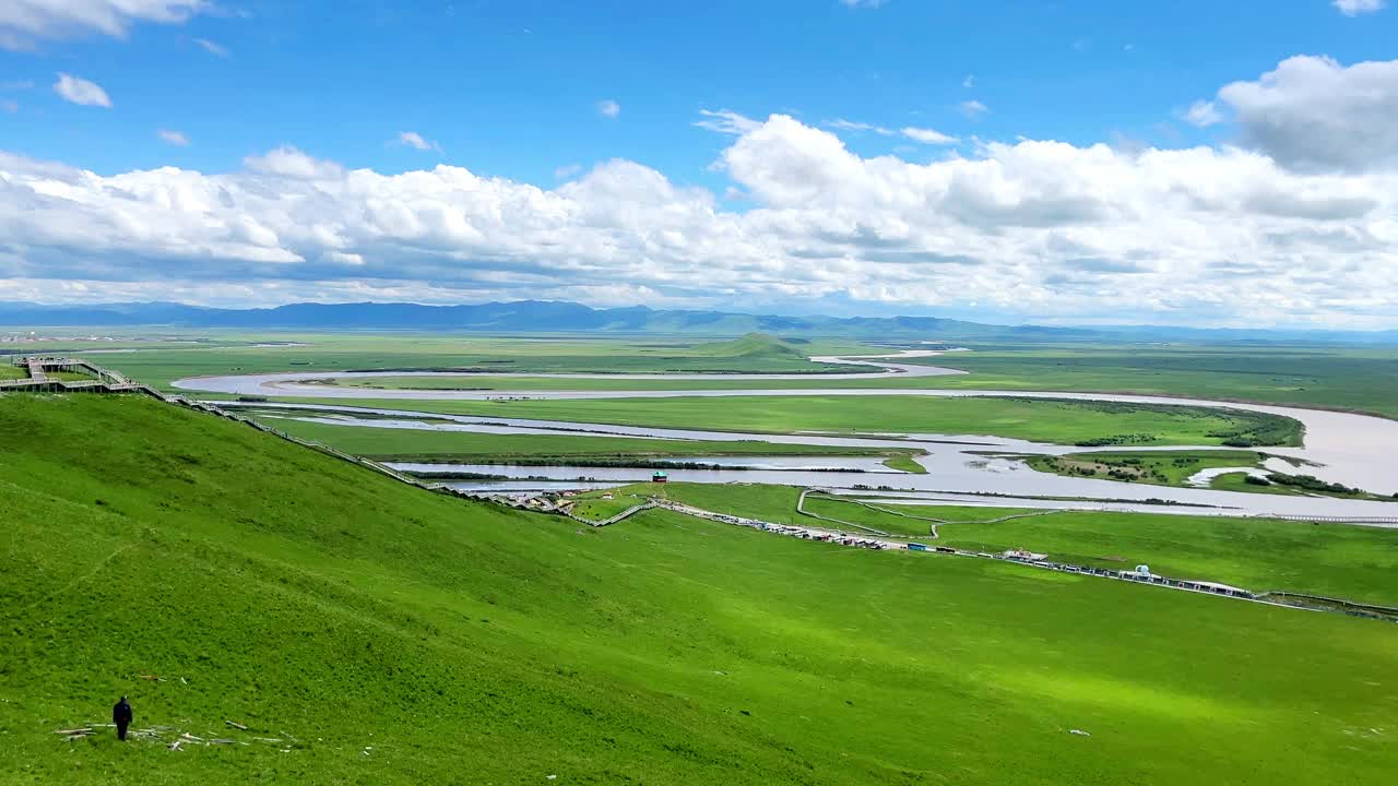 壮丽的黄河第一湾视频下载