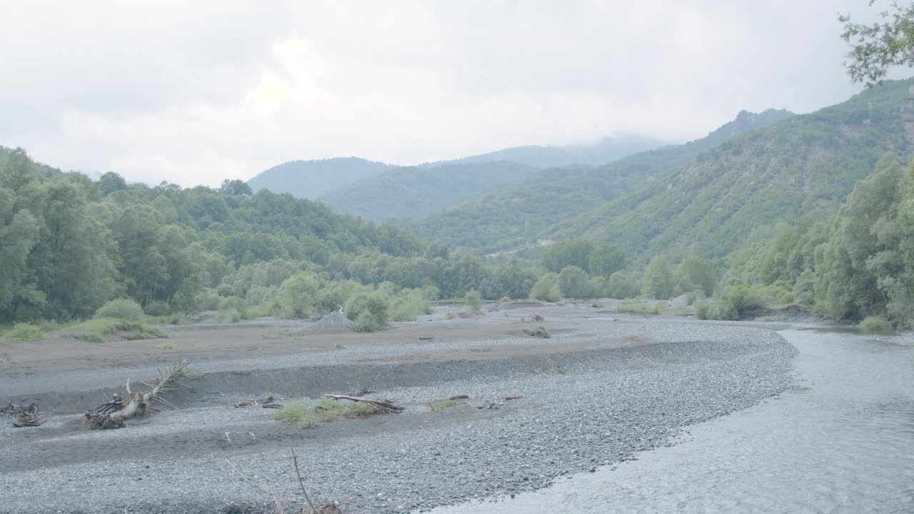 希腊的河景和山景视频下载