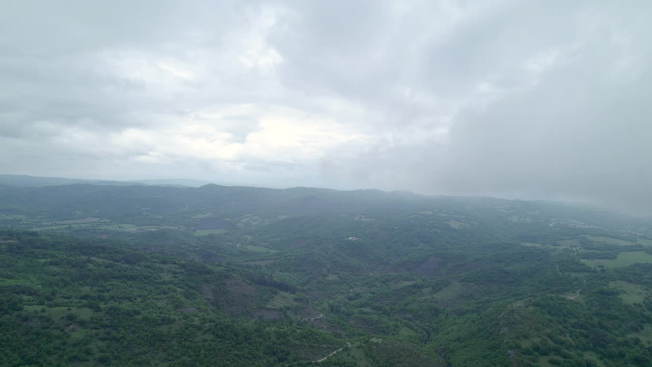 希腊山上的风景视频素材