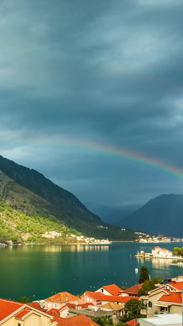 科托尔湾景观视频素材