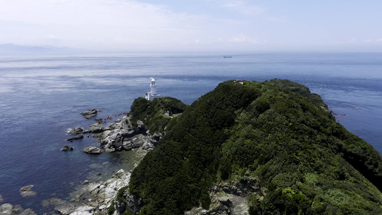 日本的萨田角(爱媛县磐田町)视频素材