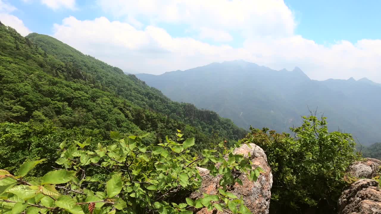 江原道、雪岳山、蔚山和自然风光/韩国视频素材