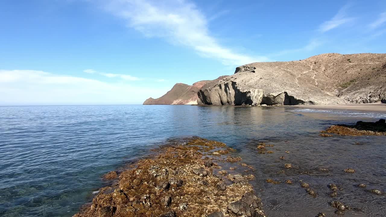 蒙苏尔海滩的全景视频素材