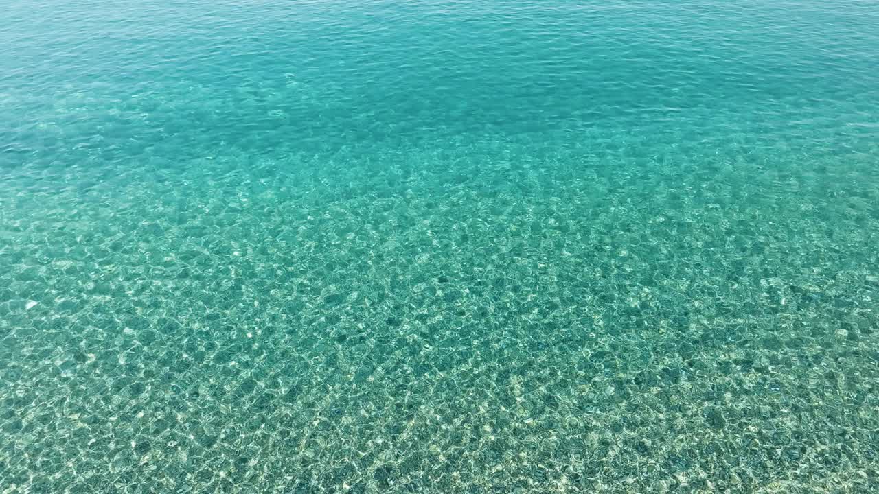 夏天清澈的海水视频素材