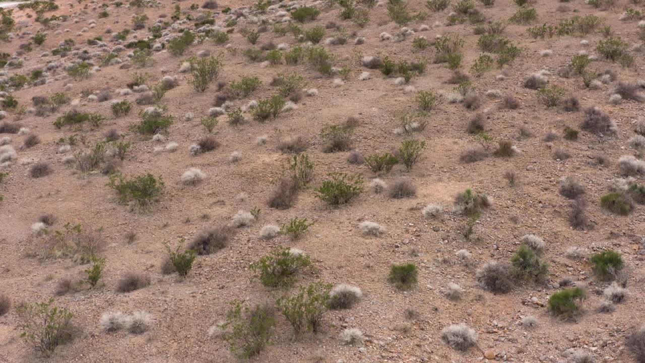 向上倾斜的照片显示了红岩峡谷国家保护区的岩石阿兹特克砂岩地层视频素材