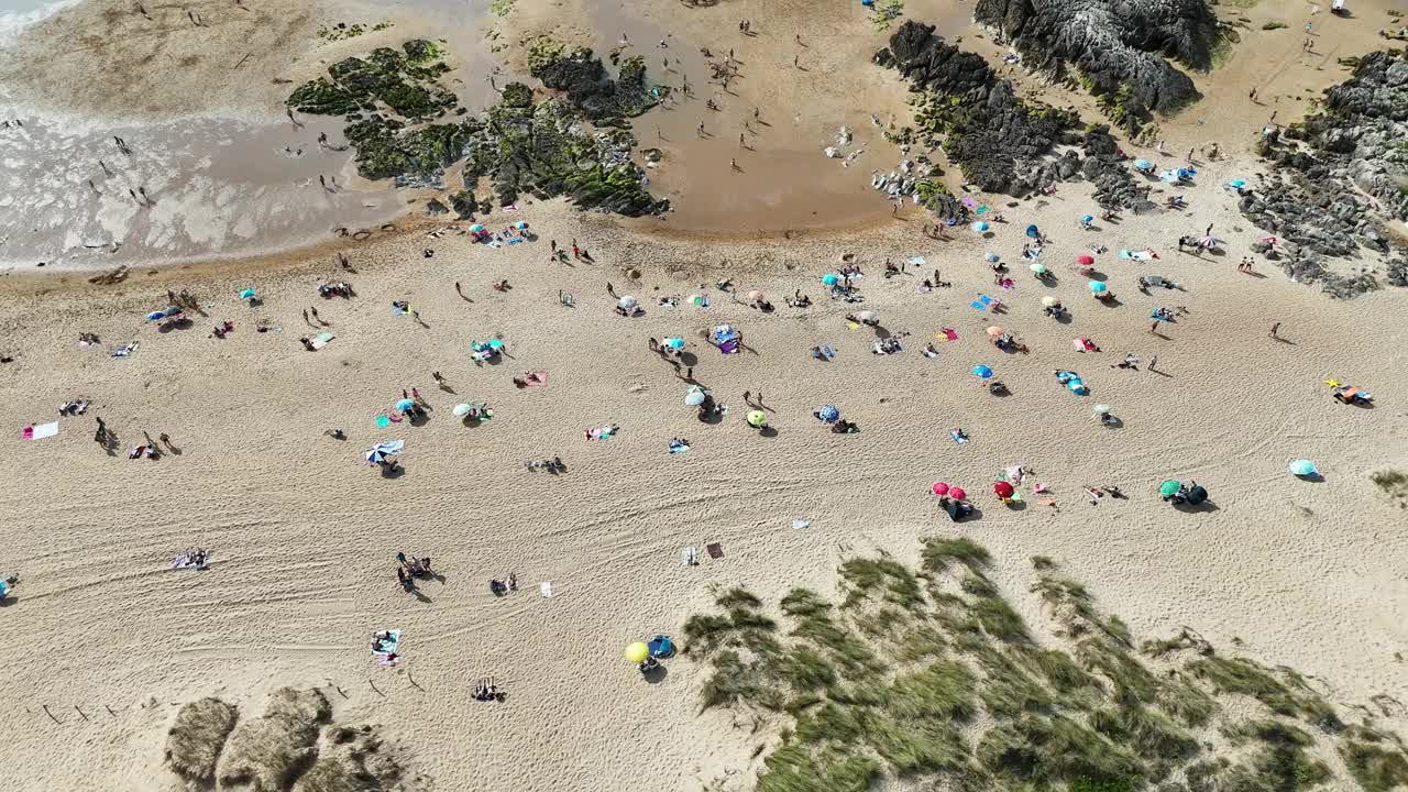 夏天的海滩视频素材