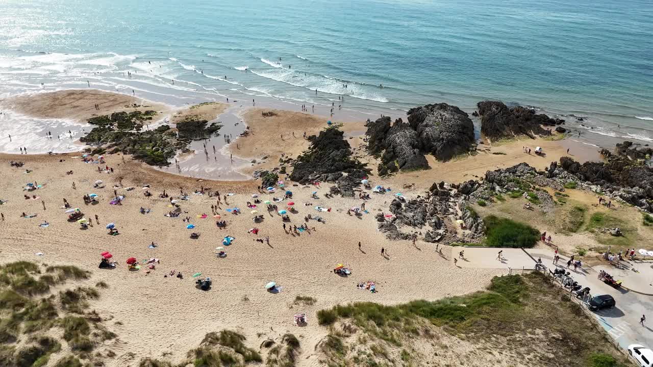 夏天的海滩视频素材