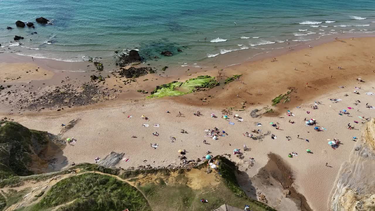 夏天的海滩视频素材