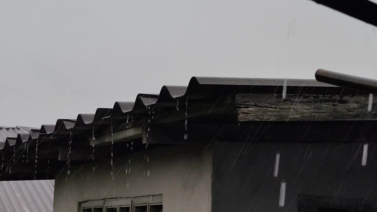 在下雨的一天视频素材