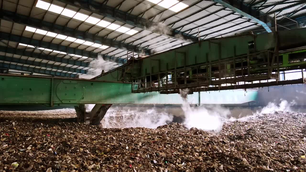 有机废物处理厂视频下载