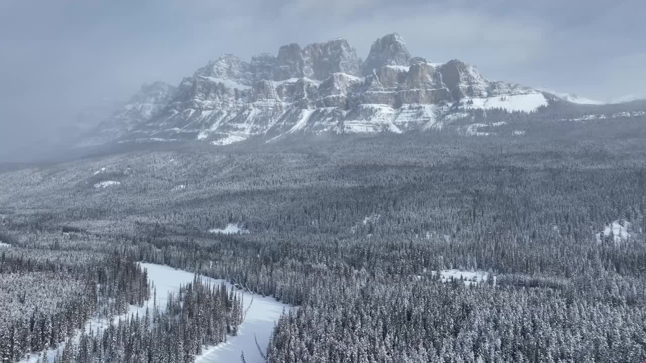 班夫的城堡山，视频下载