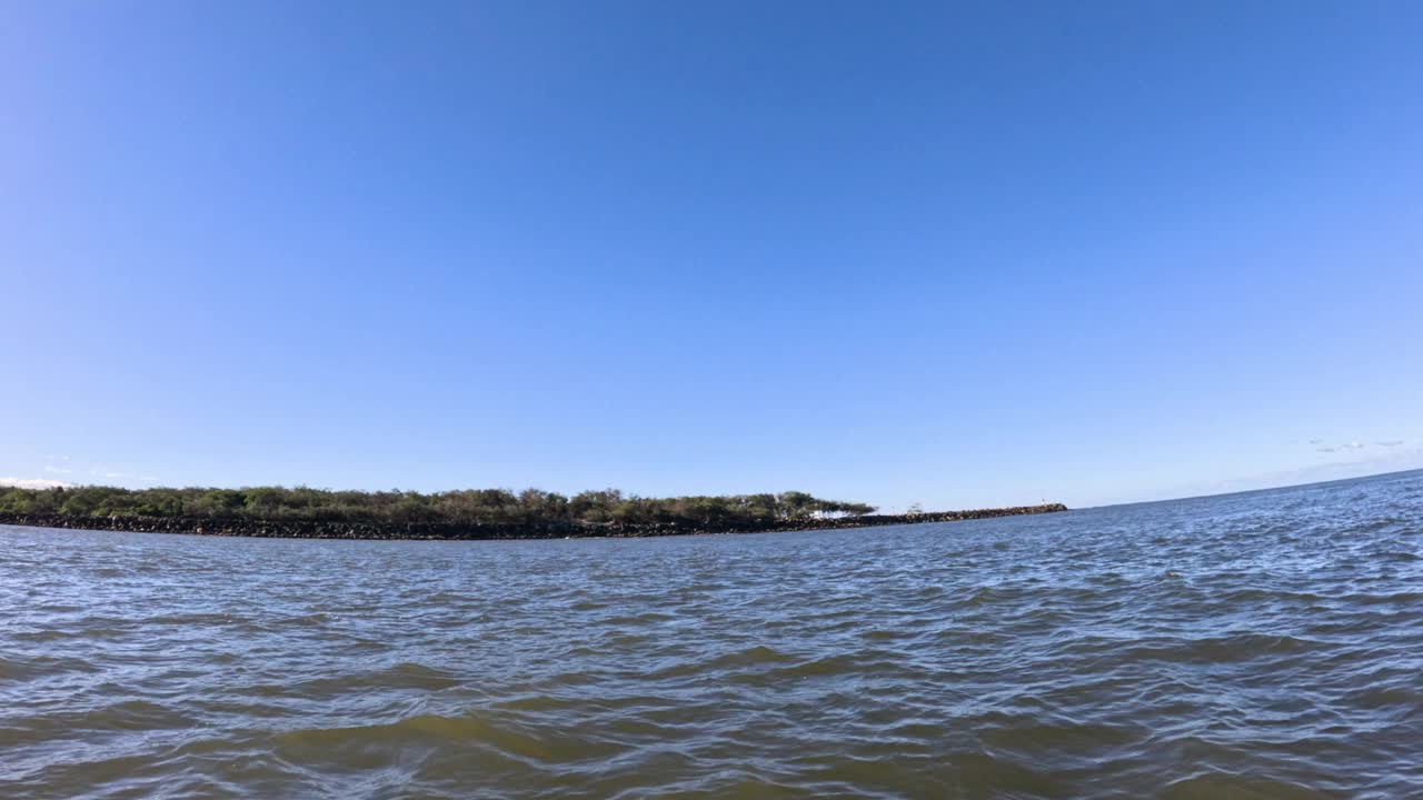 黄金海岸宁静的海景视频素材