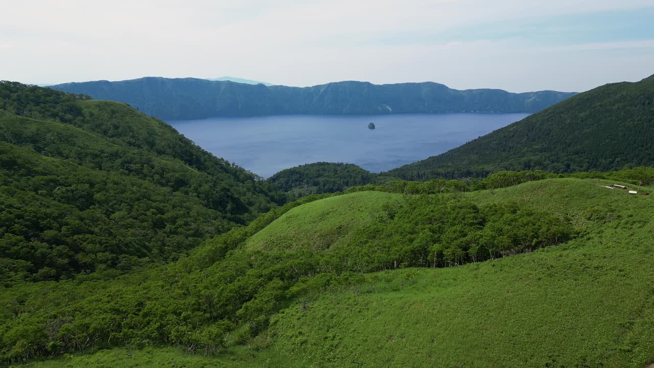 日本北海道的麻须湖视频下载