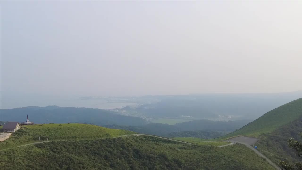 大贺半岛的坎普赞天文台视频素材