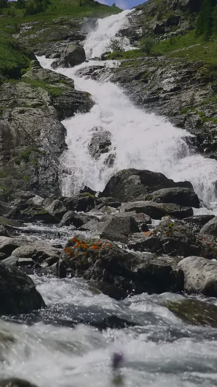 自然山地景观视频下载