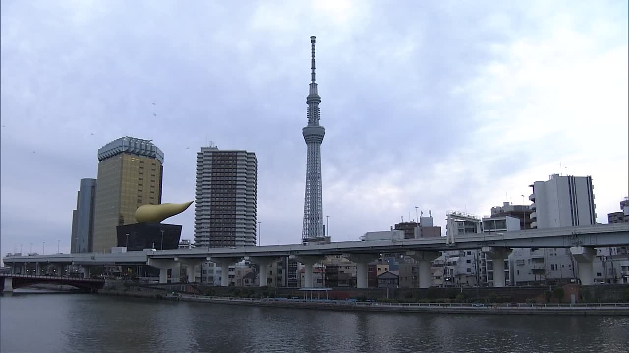 东京天空树，东京，日本视频素材