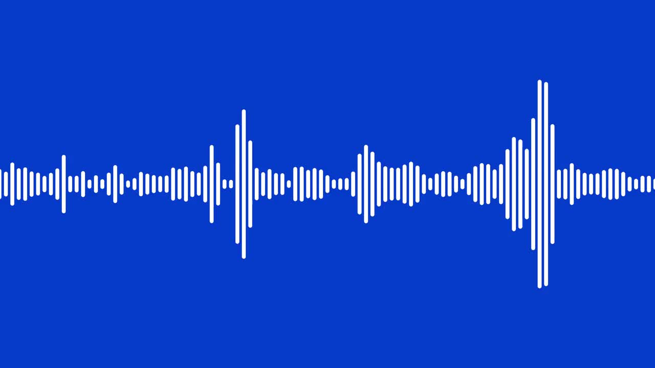 数字波形均衡器视频素材
