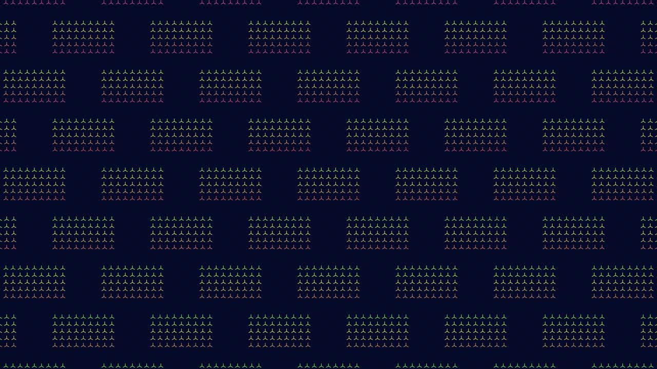 棋盘图案与之字形对角点视频下载