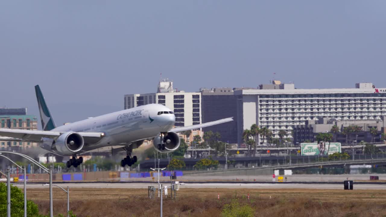 国泰航空公司视频素材