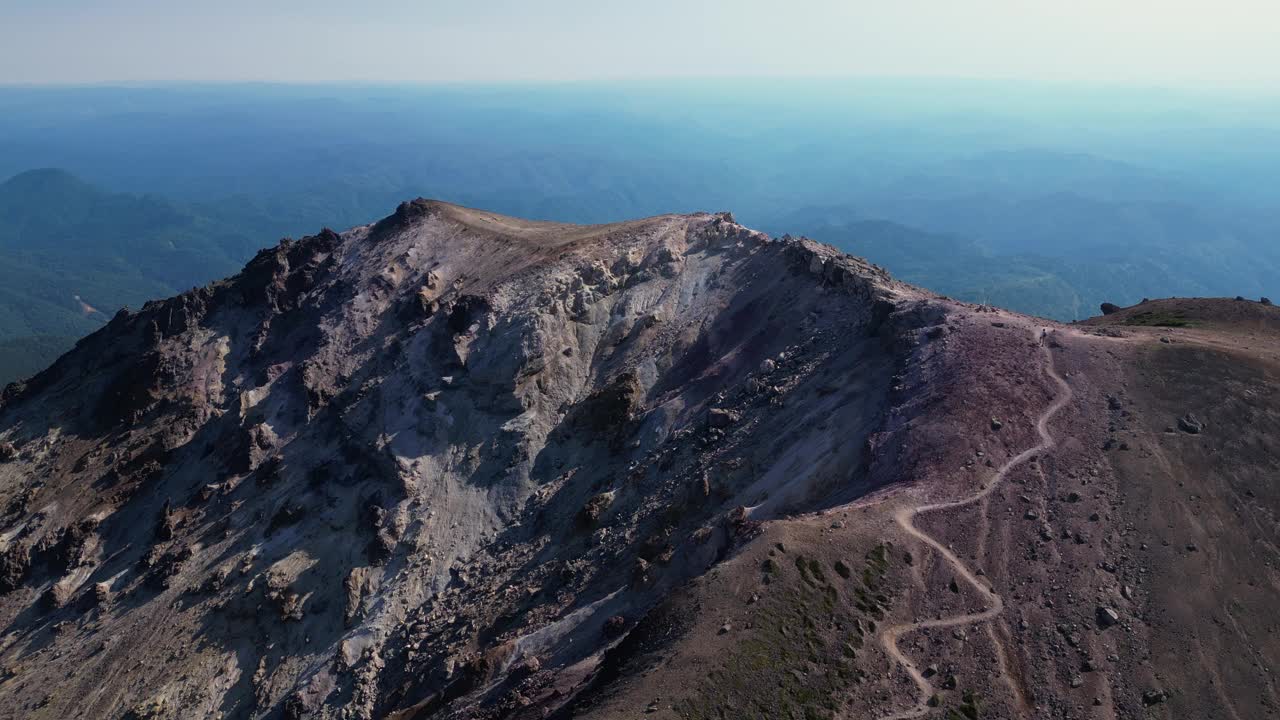 无人机拍摄的日本阿干富士火山视频下载