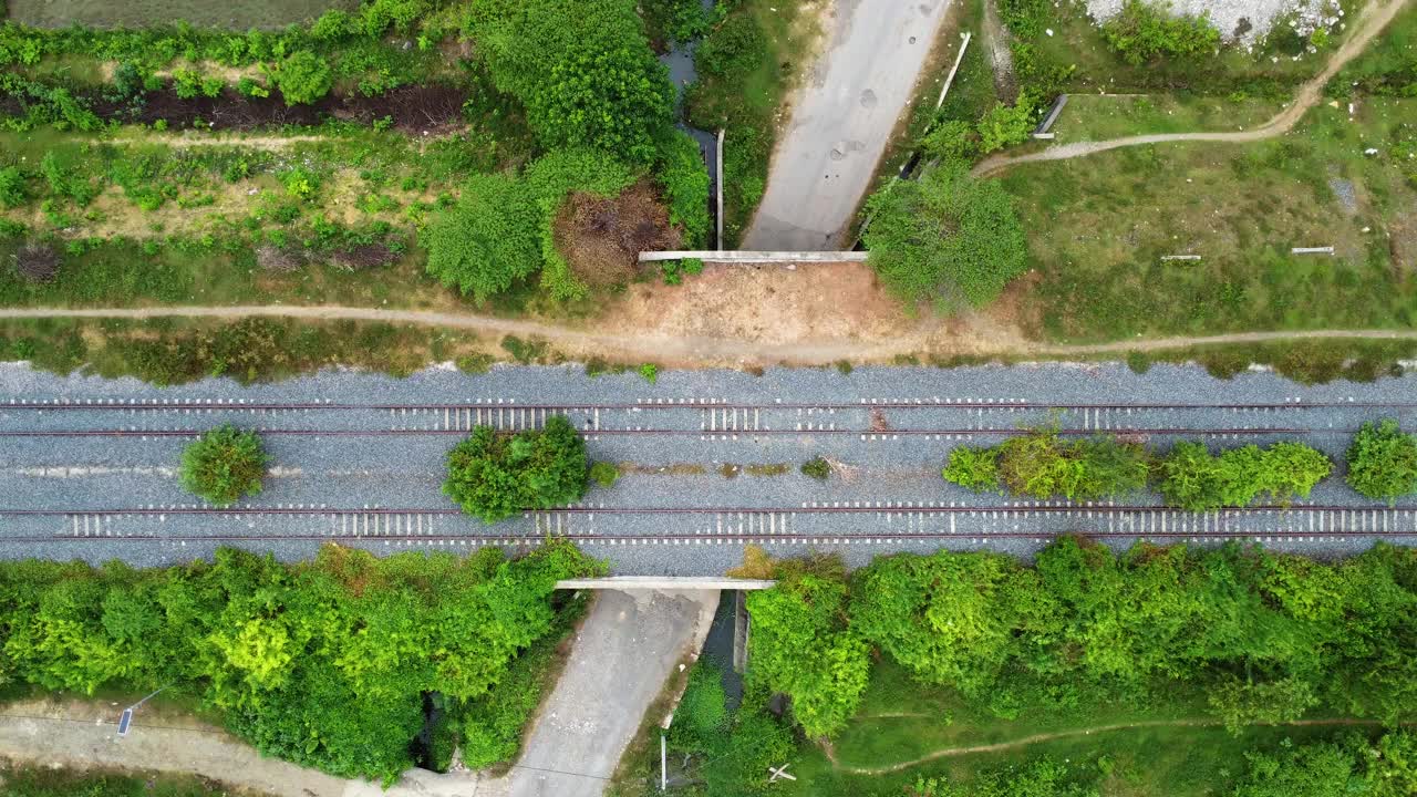 铁路架空视频素材