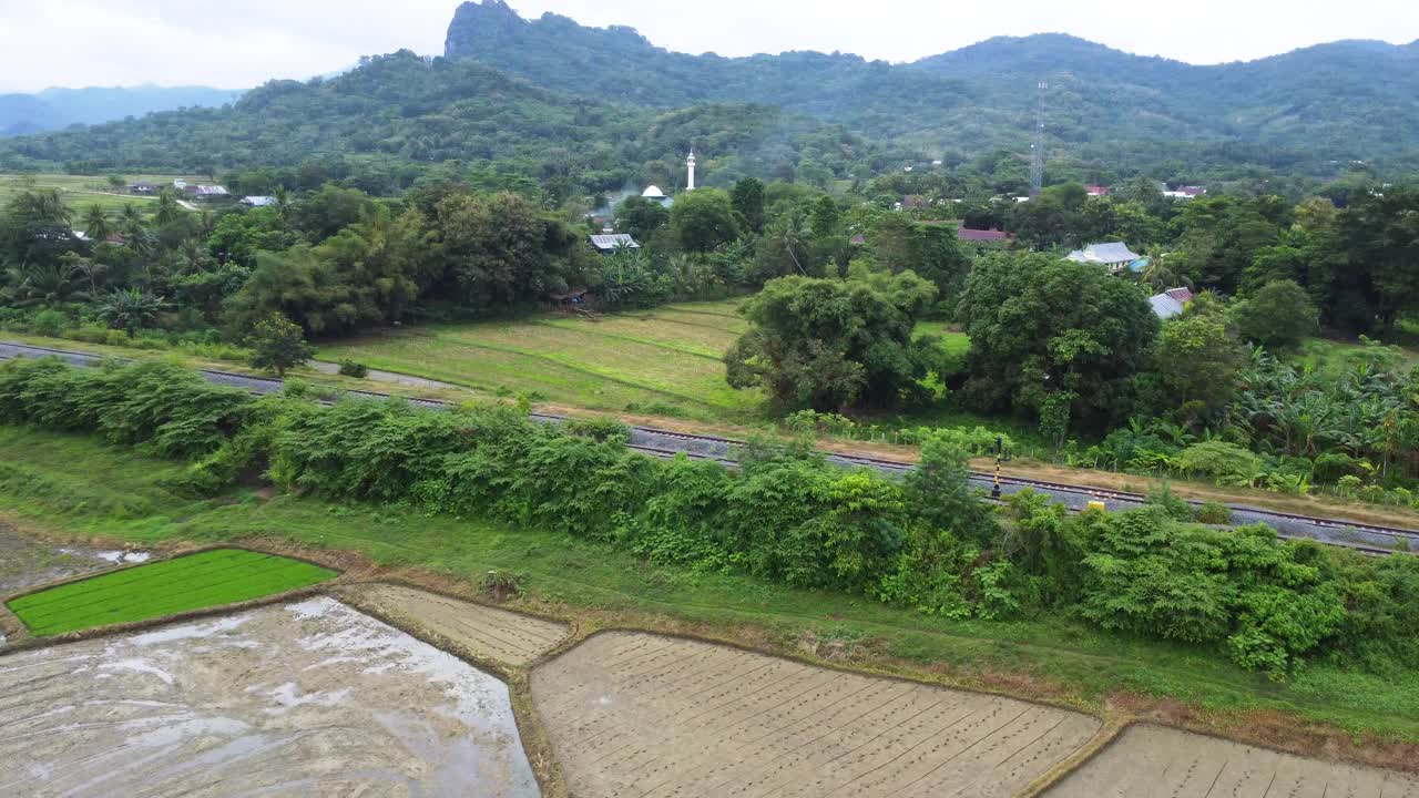 铁路架空视频素材