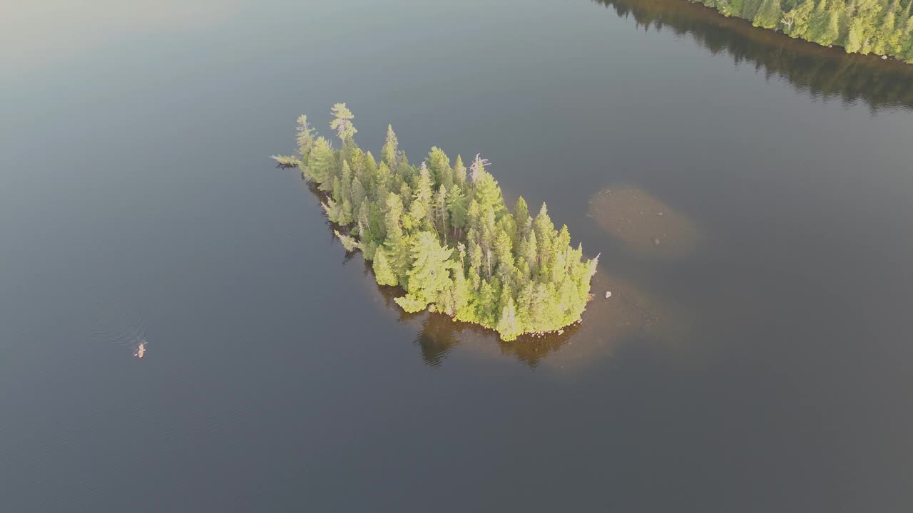 飞越湖面视频素材