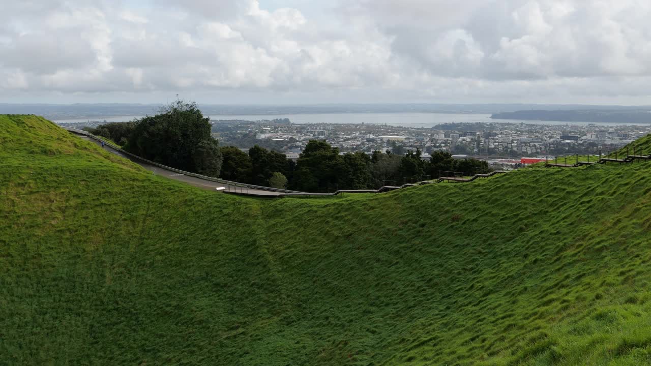 伊甸山，奥克兰中部，新西兰视频素材