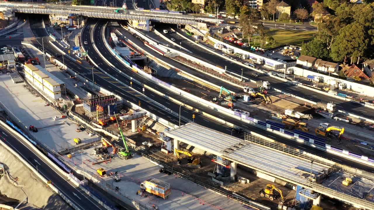 公路建设要猎鹰无天视频素材