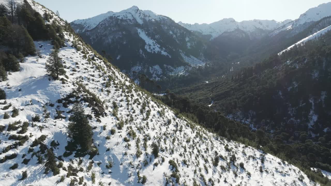 安第斯山脉的雪山视频下载