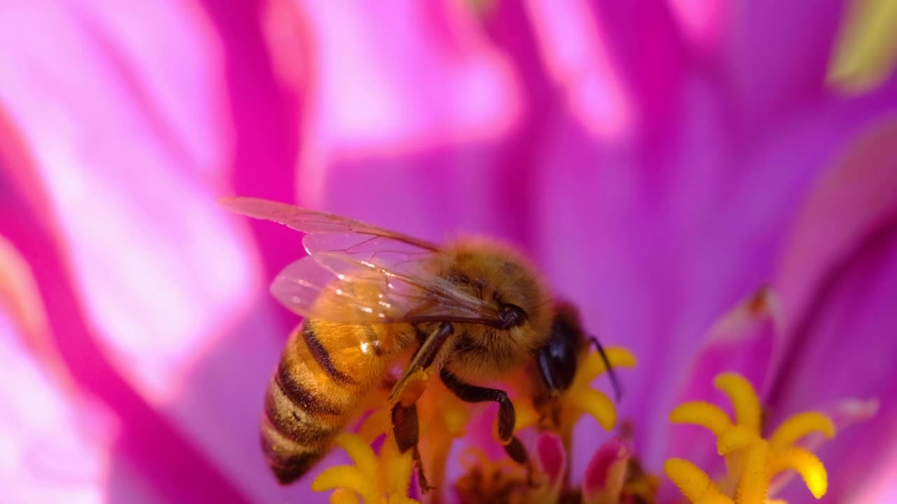 蜜蜂视频素材