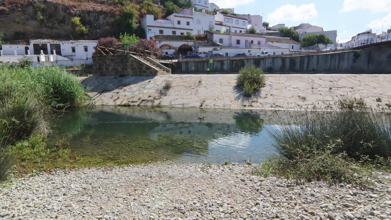 Arcos de la Frontera的景色，是西班牙安达卢西亚加的斯省的一个城市和直辖市。视频素材