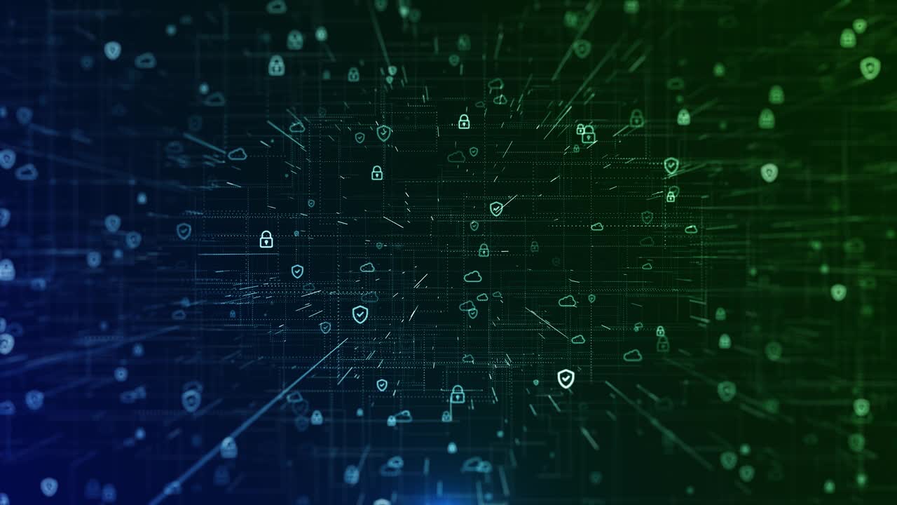 抽象技术数字化背景视频下载