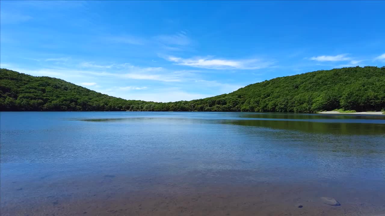 赤城山的小沼视频素材