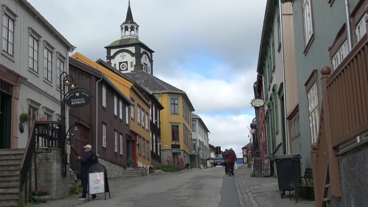 Røros,挪威视频素材