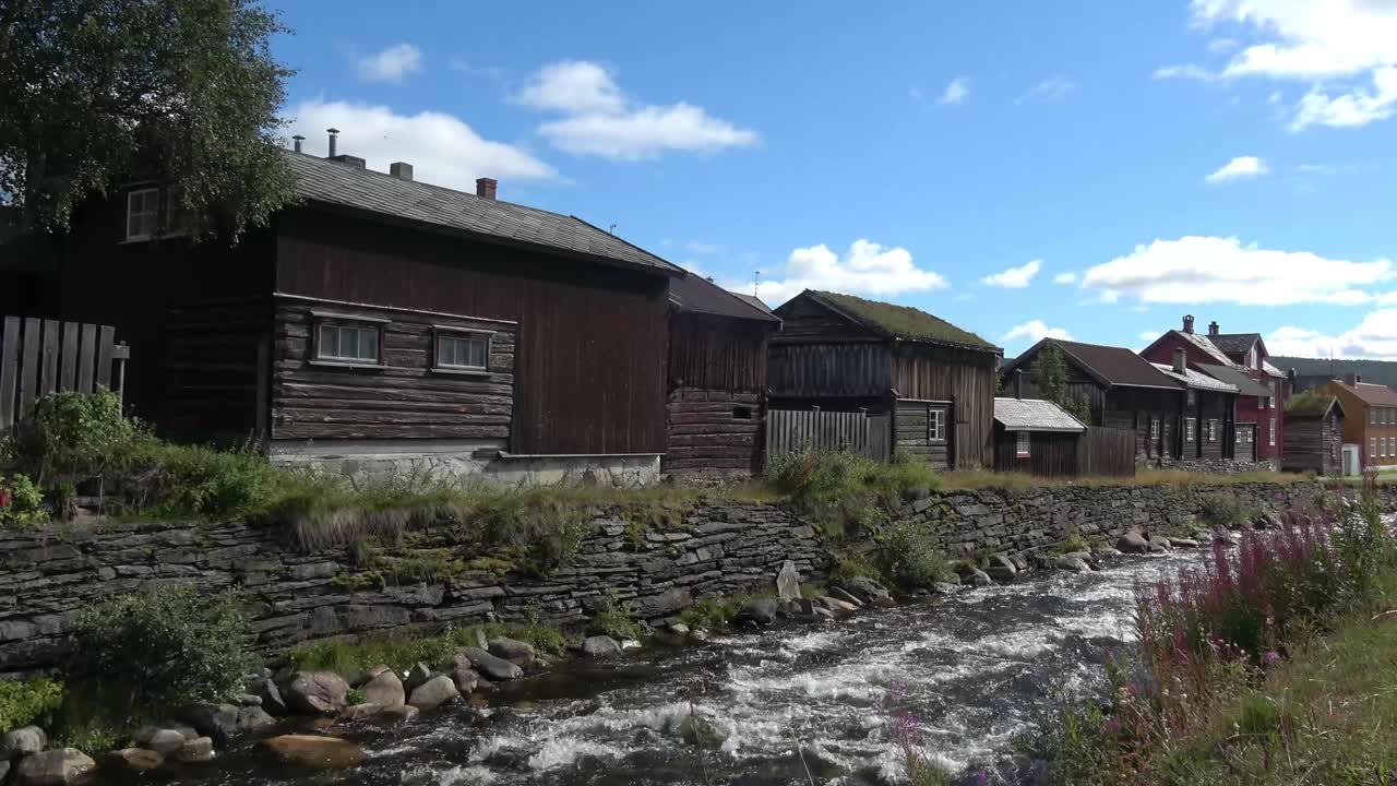 Røros,挪威视频素材