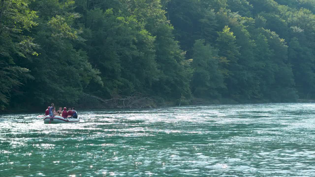 黑山的塔拉河峡谷视频下载