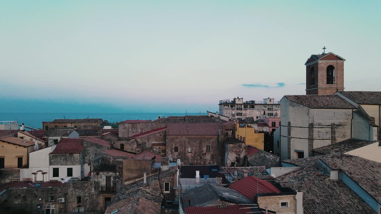 Ortona, Abruzzo，意大利南部视频素材