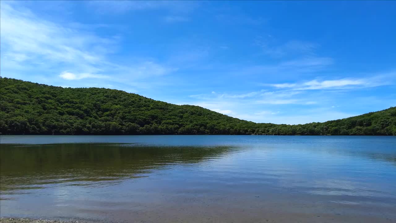 赤城山的小沼视频素材