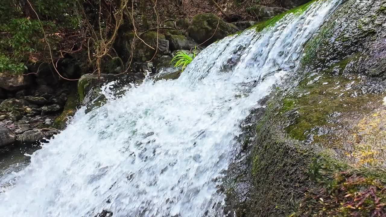 山泉水山泉水在溪中视频下载