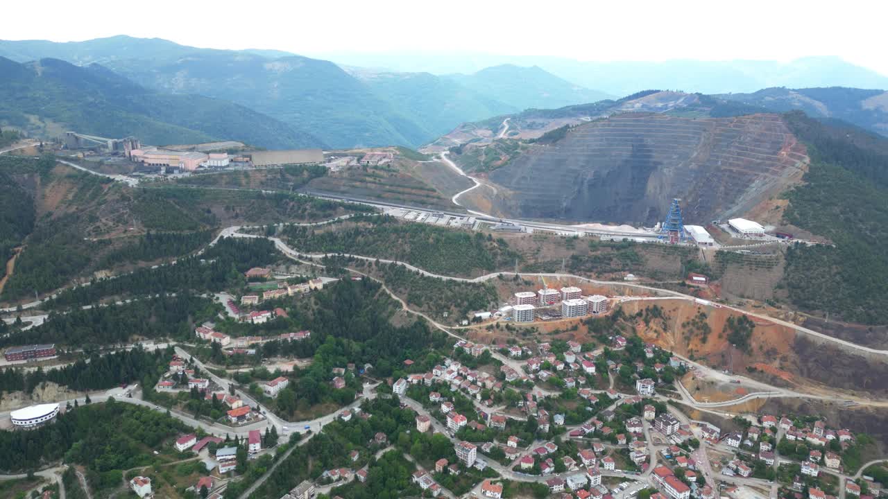 Kastamonu Kure地区的铜矿视频素材