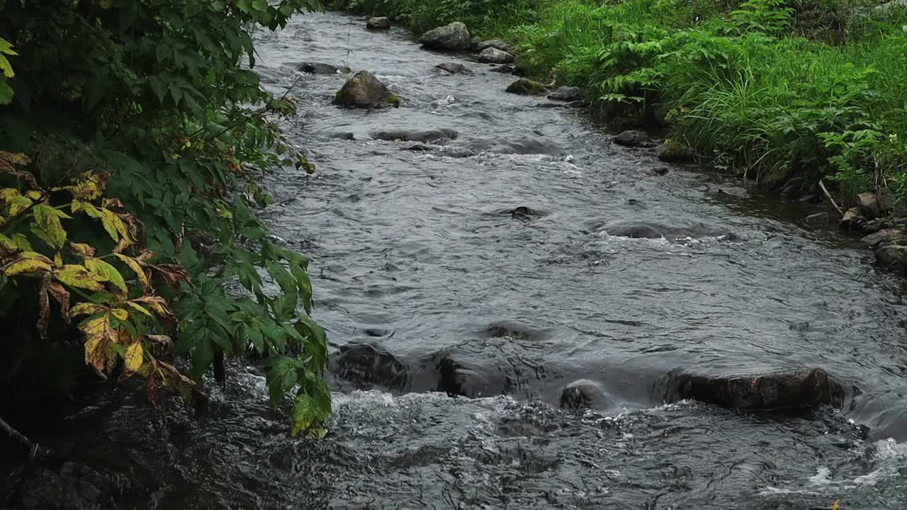 美丽的山河。视频下载