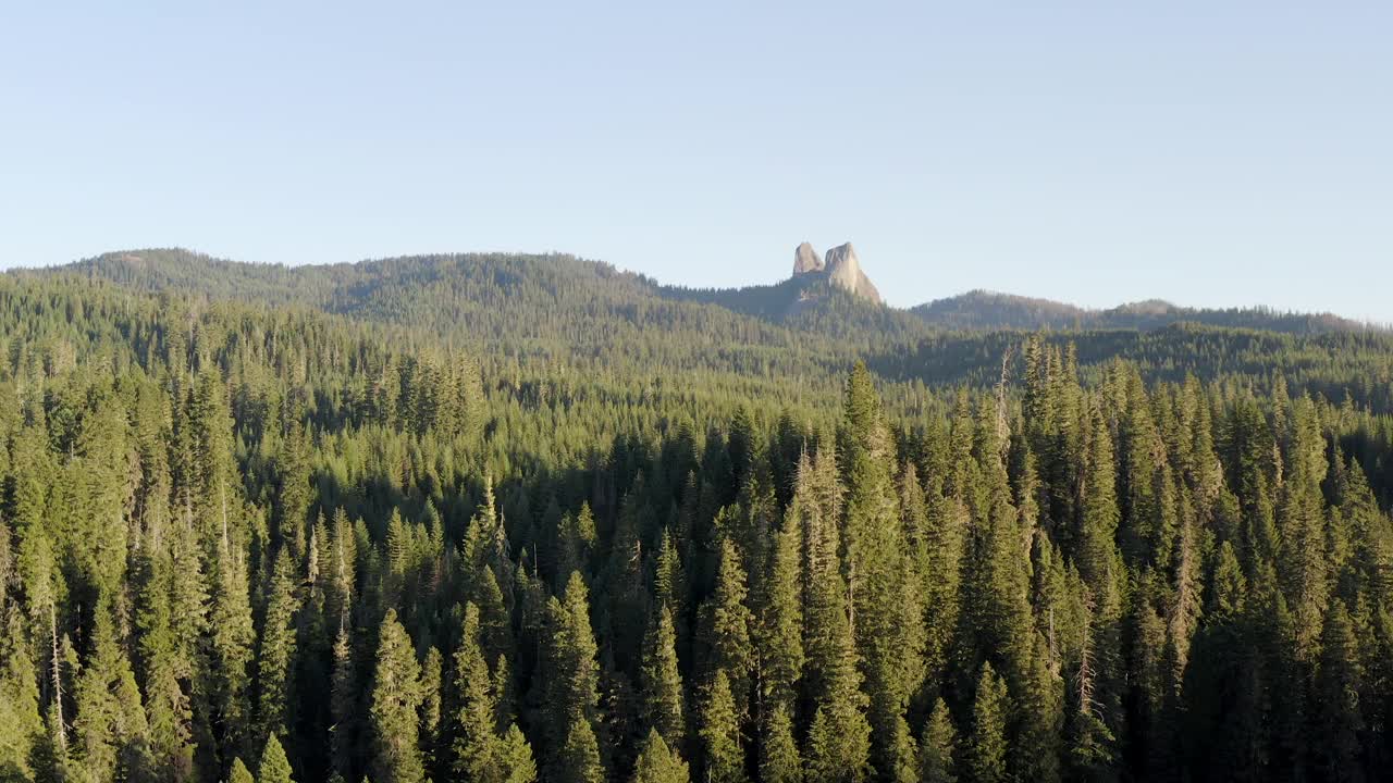 古老的火山核心被称为兔耳视频素材