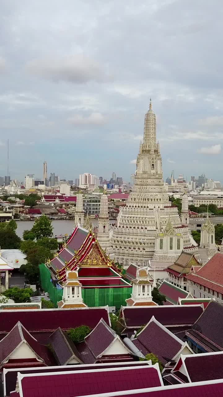 最受欢迎的阿仑寺的垂直鸟瞰图视频下载